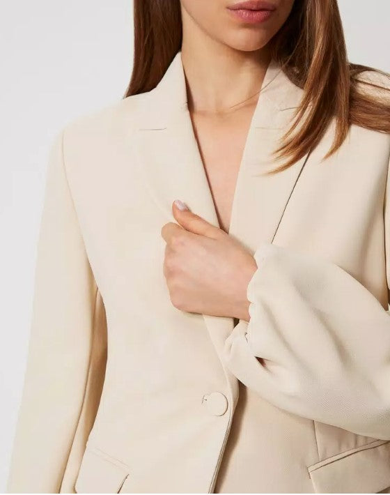 Blazer with gathered sleeves - Twinset 251TP2320