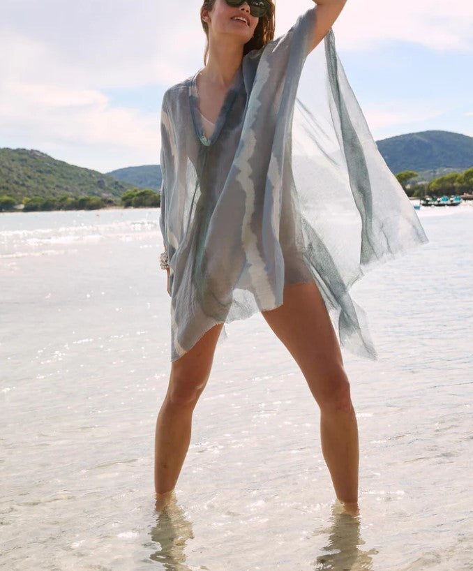 Kaftan Rafaele short tie and die - Mare di Latte 24PTD201E25