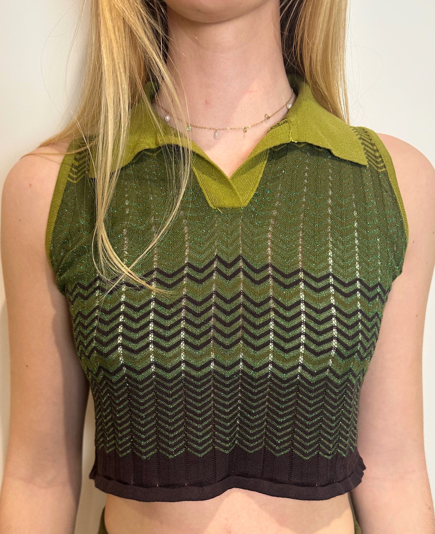 Top zigzag M768W017A - Dixie