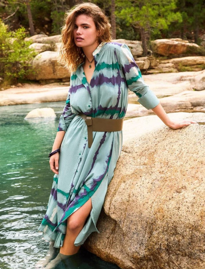 Dress Olga tie dye - Mare di Late 25GPC406