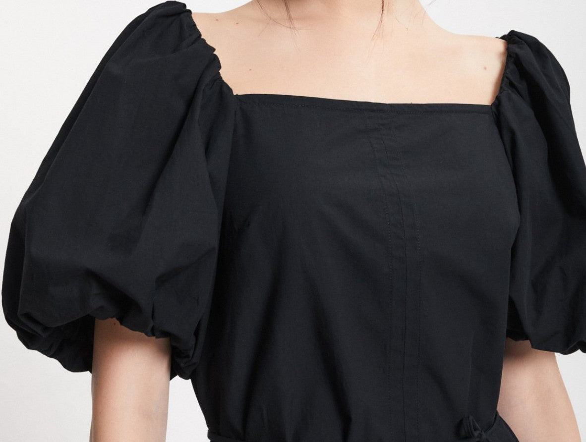Poplin short dress - Ottod'Ame