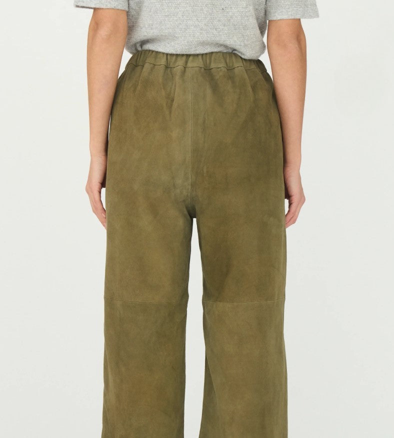PD-Ella sporty suede trousers