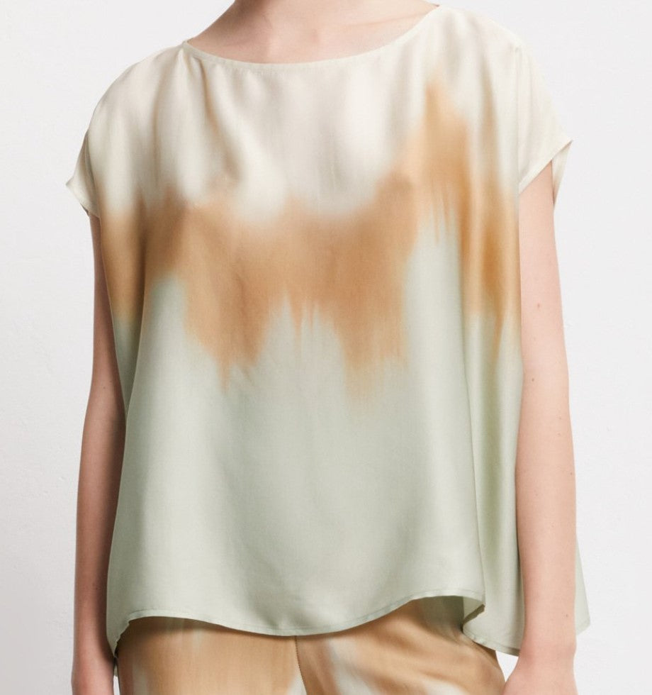 Printed viscose top - Ottodame