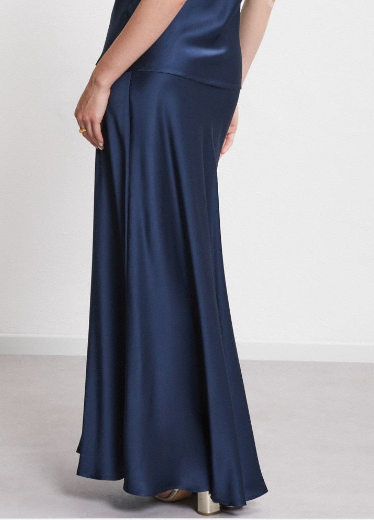 Viscose skirt navy - Ottod'Ame