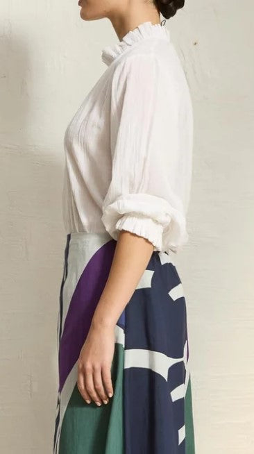 Blouse Sapho fluffy plain - Mare di Latte 23FM192E25