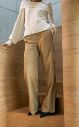 PD-Gilly french suede trousers - Pieszak