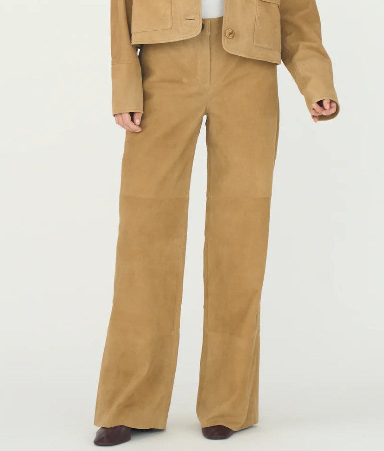 PD-Gilly french suede trousers - Pieszak