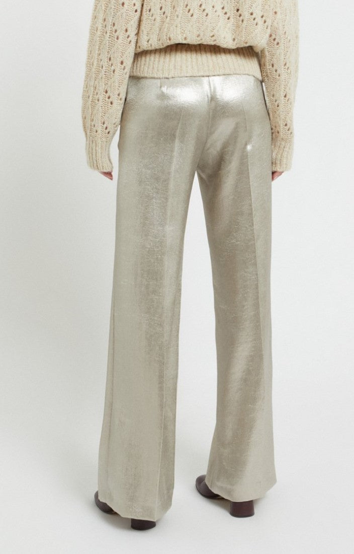 Shiny-effect trousers - Ottod'Ame
