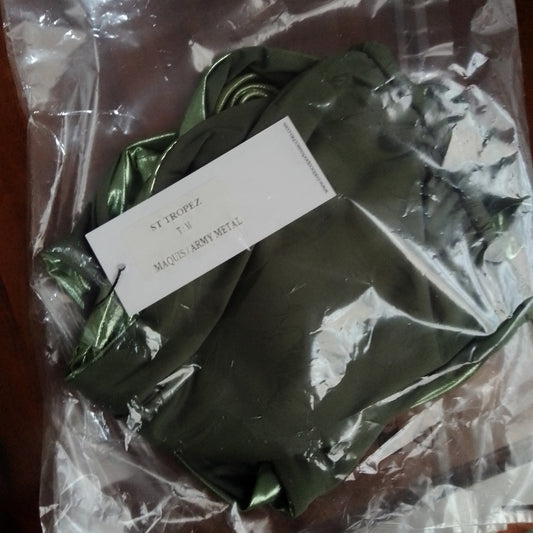 Maillot de bain St Tropez Carioca 2 pieces vert army metal - Carioca -
