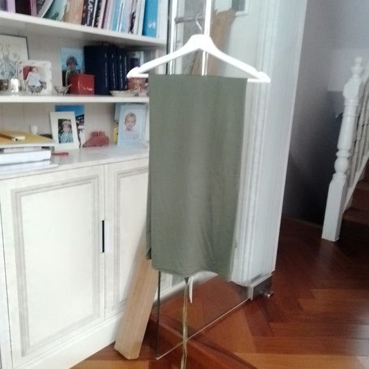 Robe longue Positano Vert Army Metal - Carioca -