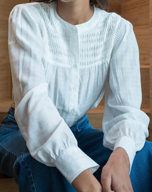 PD Cassie pintuck shirt - Pieszak