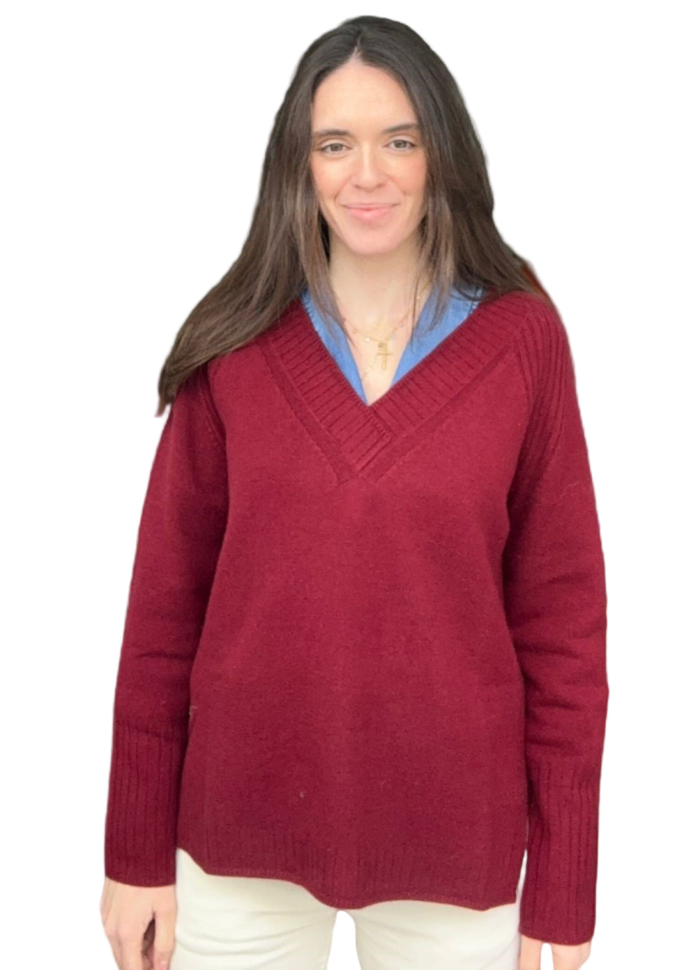 Hilda V neck pull - Stella Forest