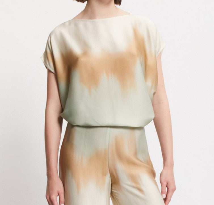 Printed viscose top - Ottodame