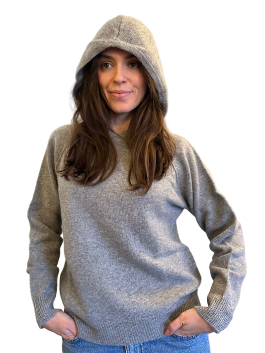 Mybabe grey pull - Les Tricots de Lea