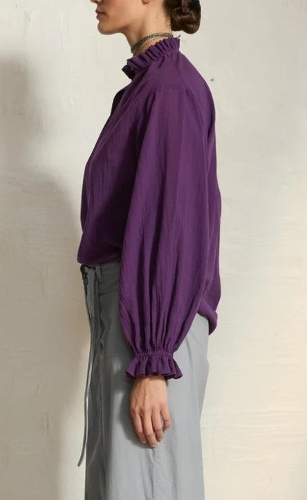 Blouse Sapho fluffy plain - Mare di Latte 23FM192E25