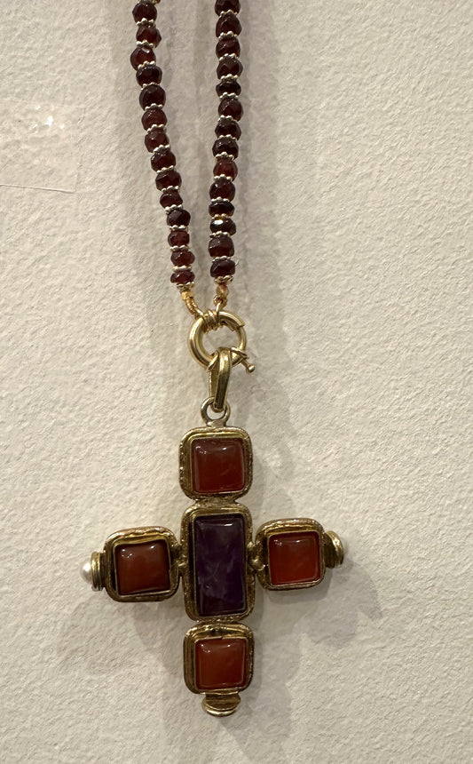 Collier Nella (Croix) - DIAPERIS