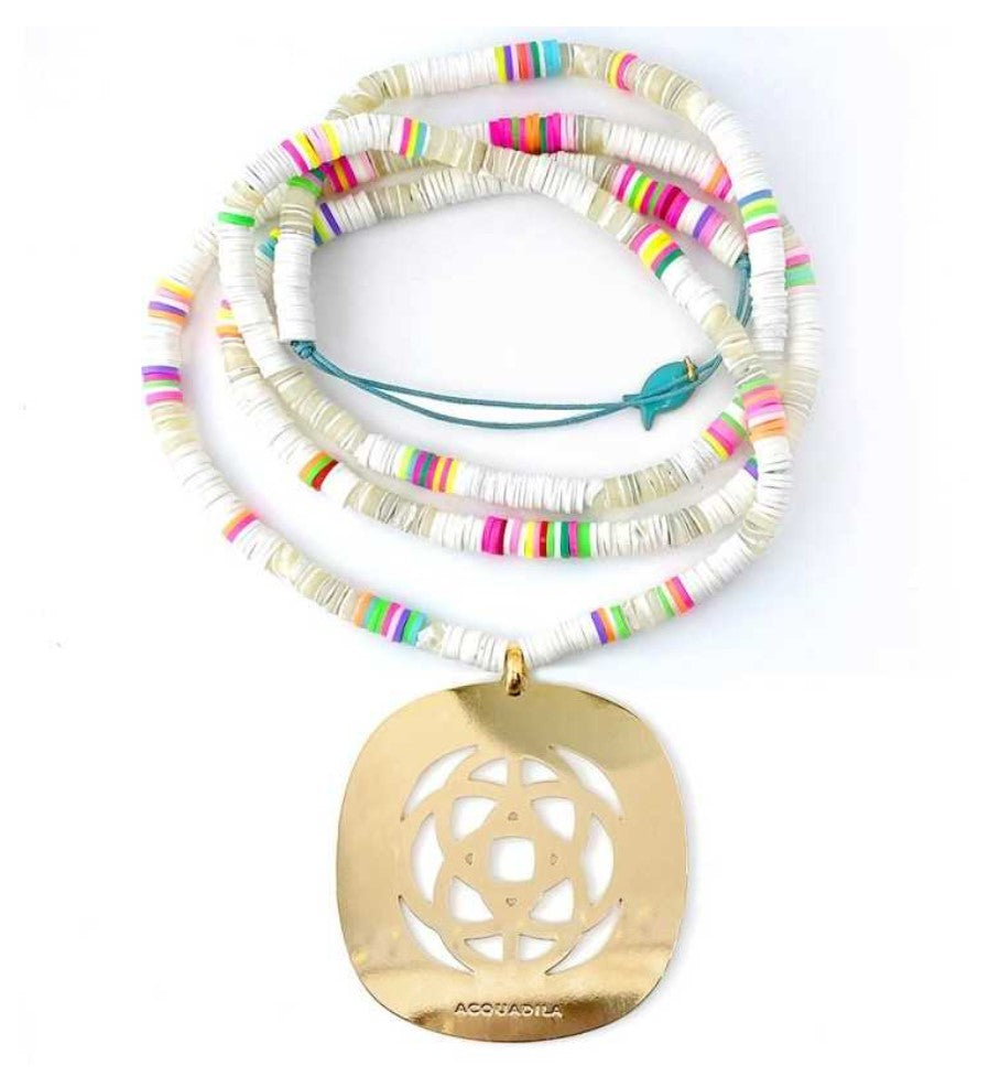 Necklace Mandala beach - Acquadila