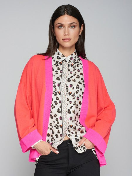 Cardigan Tweed Pink Card - Vilagallo